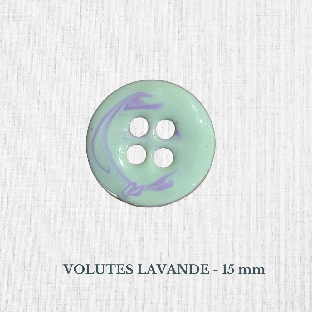 Mother-of-pearl buttons - Black, Grey, Blue, Green - 10 to 15 mm