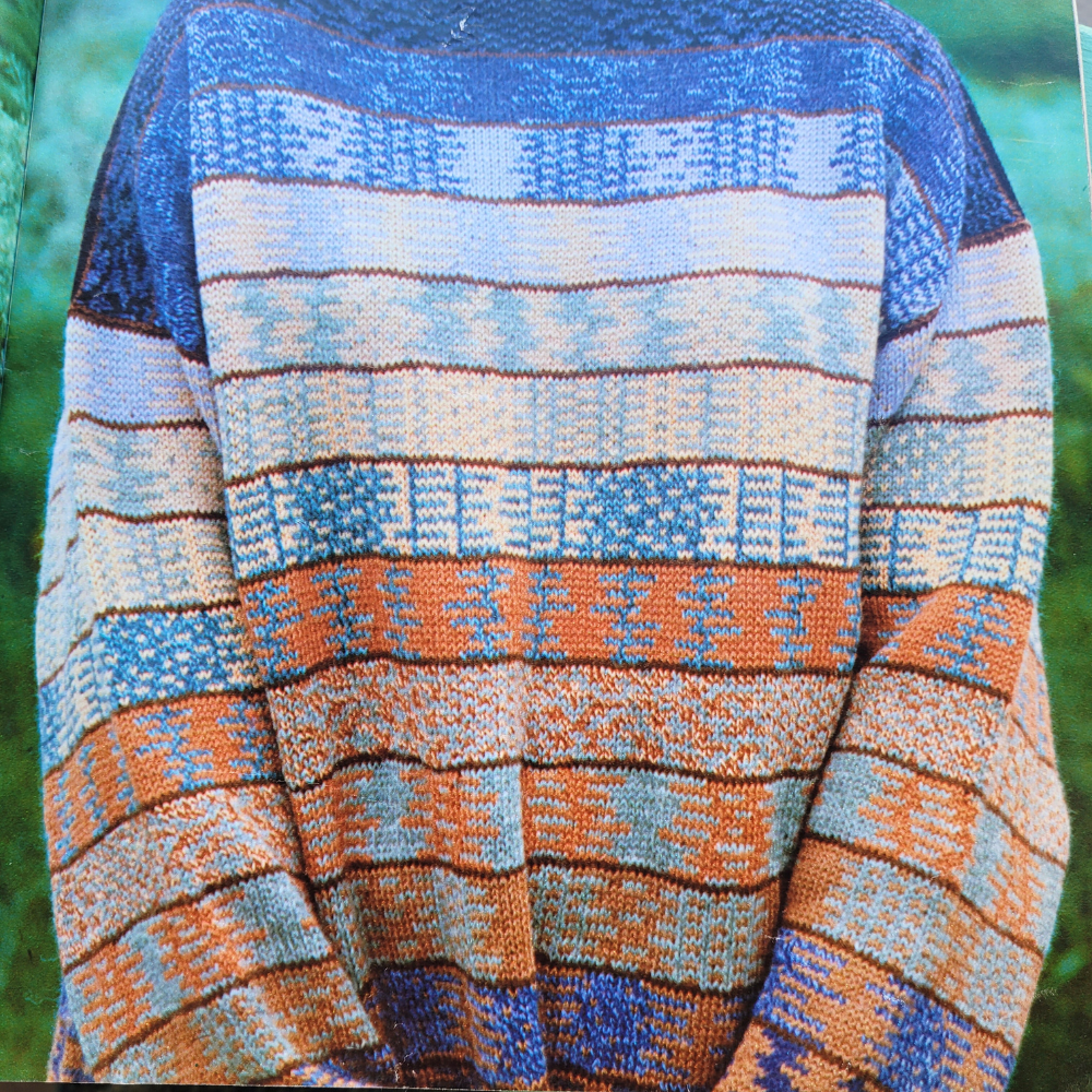 KAL 2025 kit "The Vibrant Striped Tunic" - for the first part only