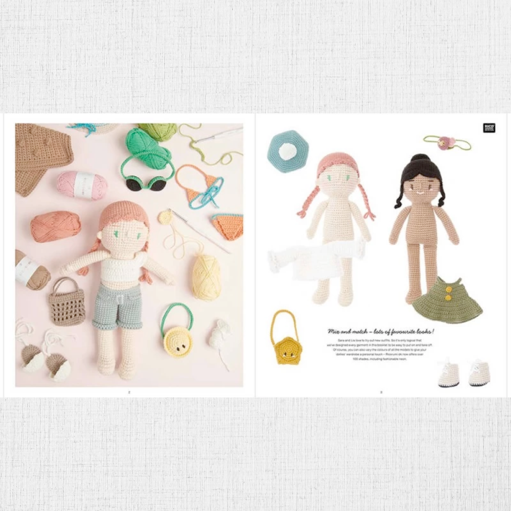 Les Poupées ! Livret d'Amirgurumis par Rico