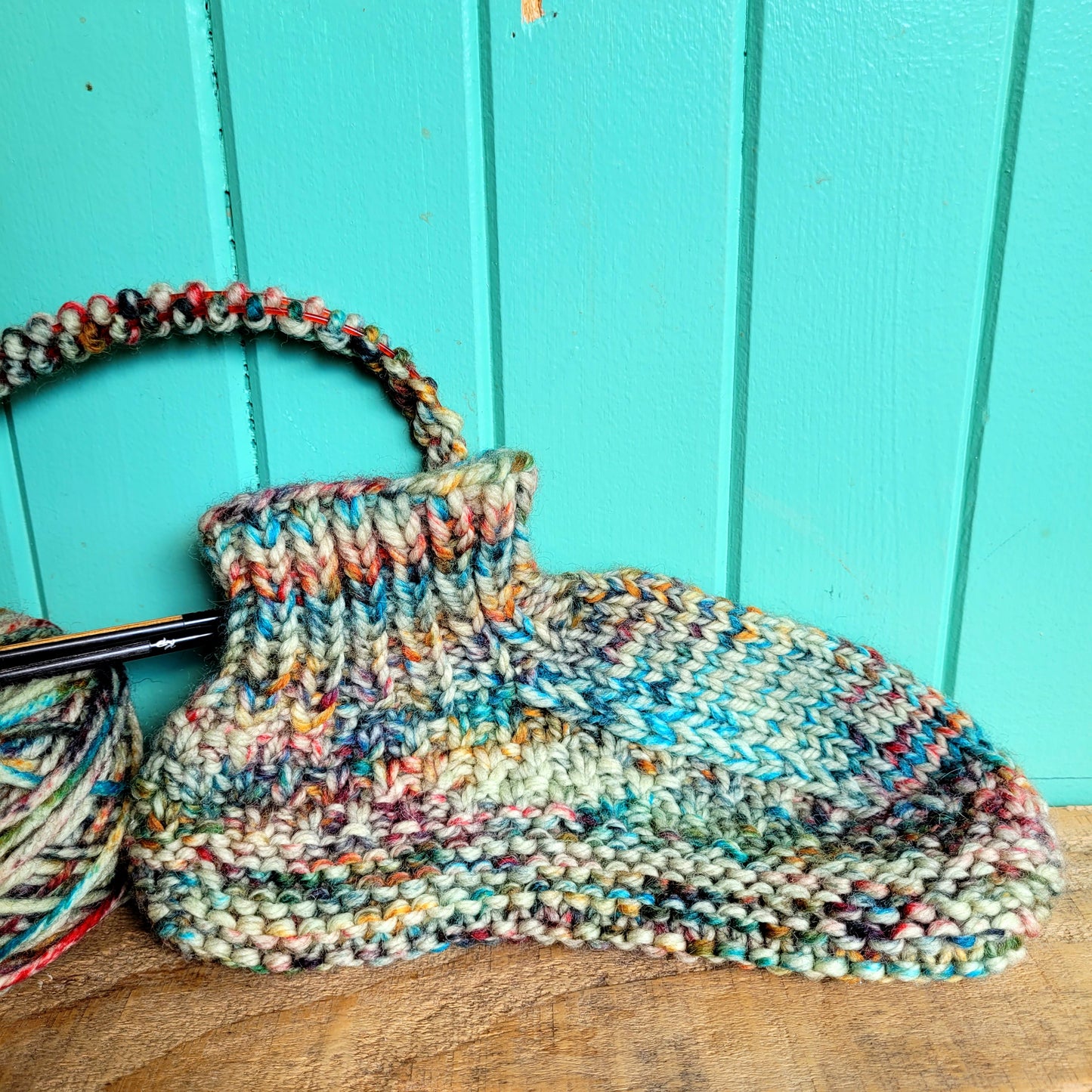 Patron des pantoufles DELA