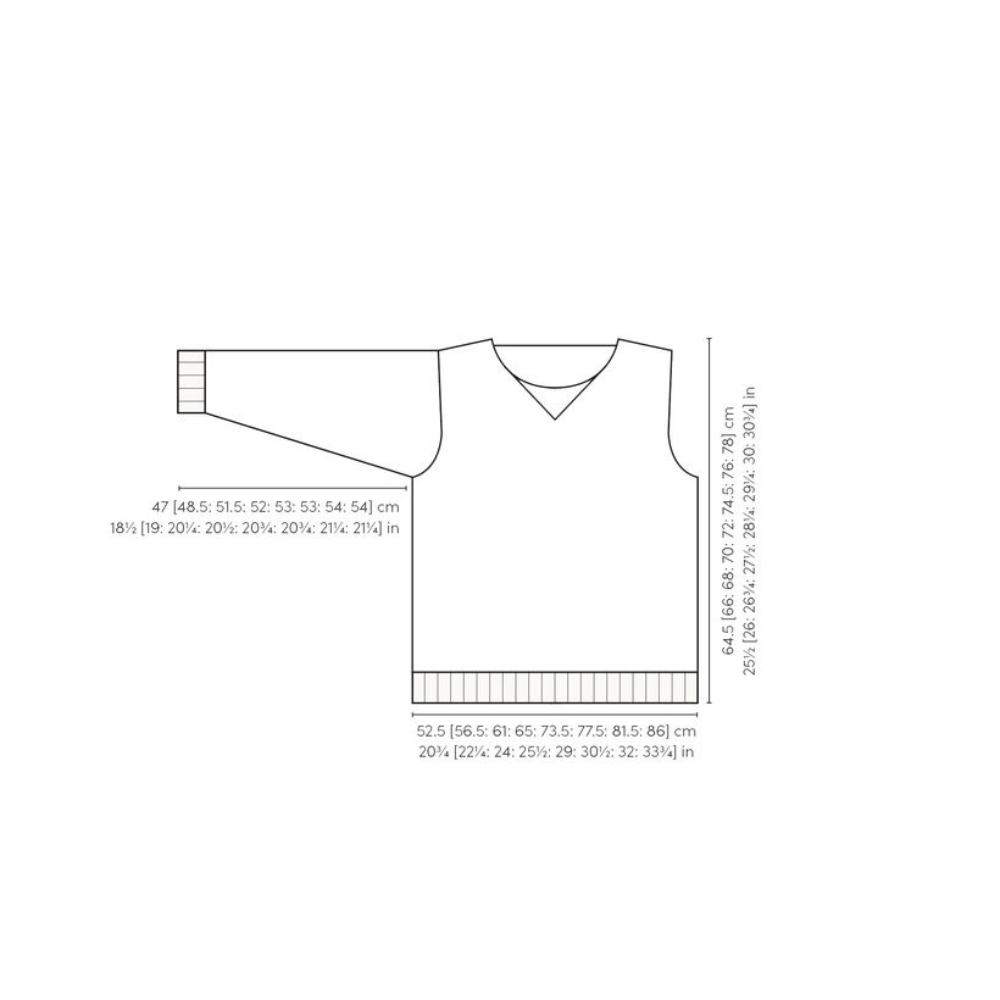 Rowan Mode Pentney Sweater - Printed Pattern