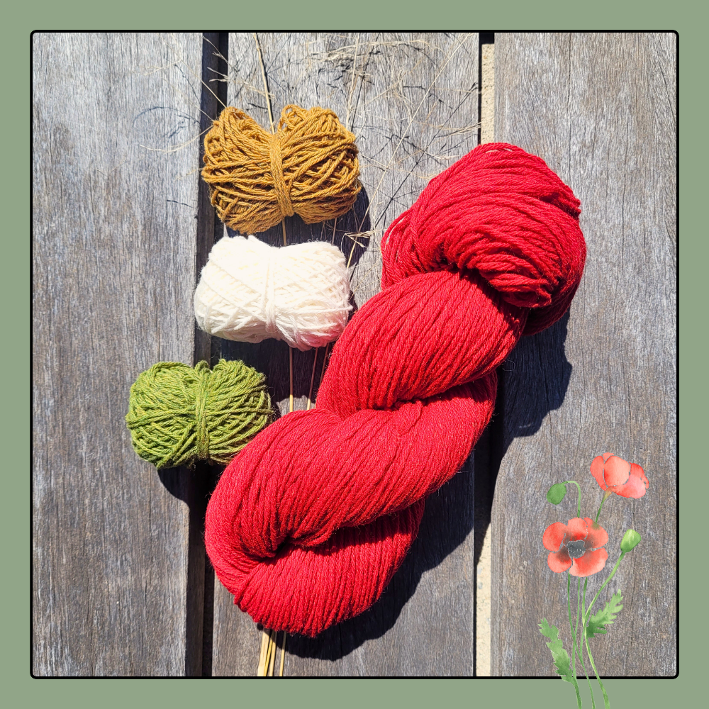 Fox and Folk "Poppy Socks" sock kit