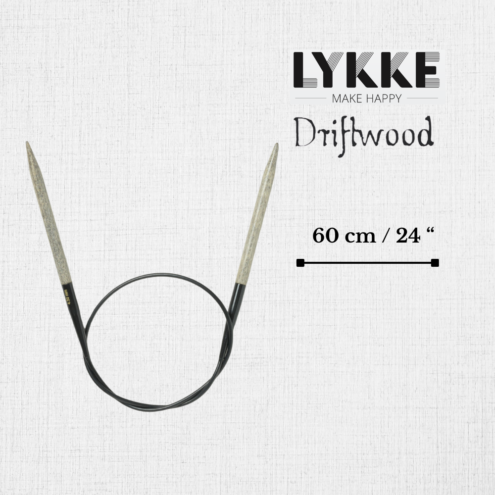 Circular Needles Driftwood 24" / 60 cm by LYKKE