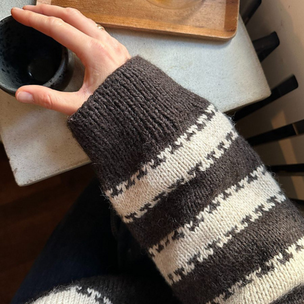 I'm knitting the Moby sweater from PetiteKnit - Online Knitting Sundays class (September 2025)