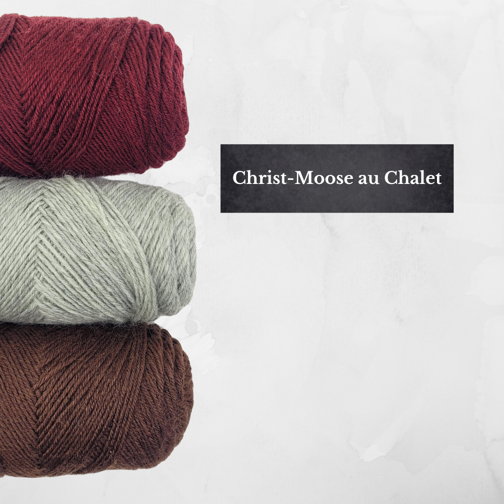 Socks Kit ~ "Christ-Moose Socks" by Christine Brie