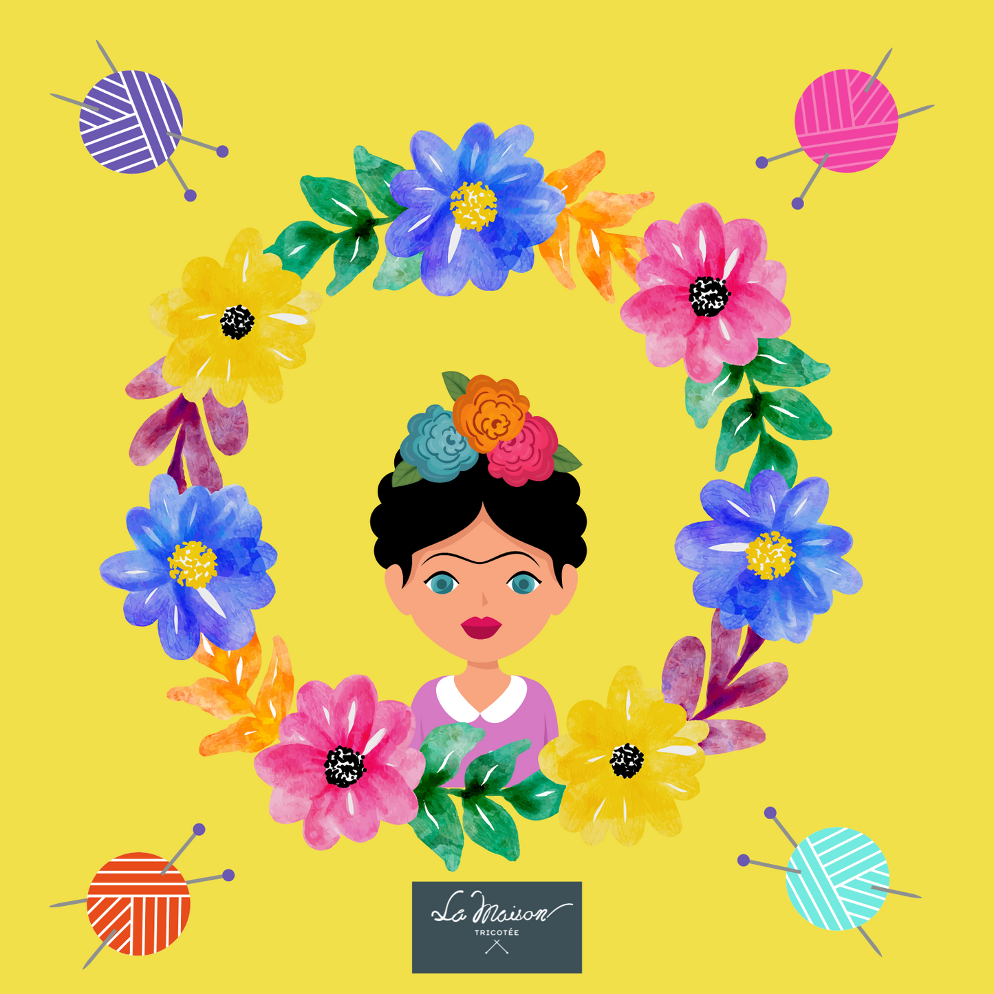 La Maison Tricotée - “Frida Christmas Stocking” Pattern