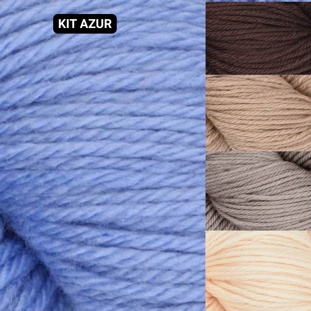 Kit Pull Céleste - PetiteKnit