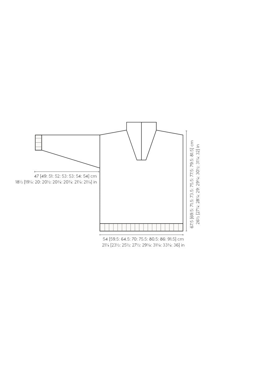 Rowan Mode Aldeburgh Sweater - Printed Pattern