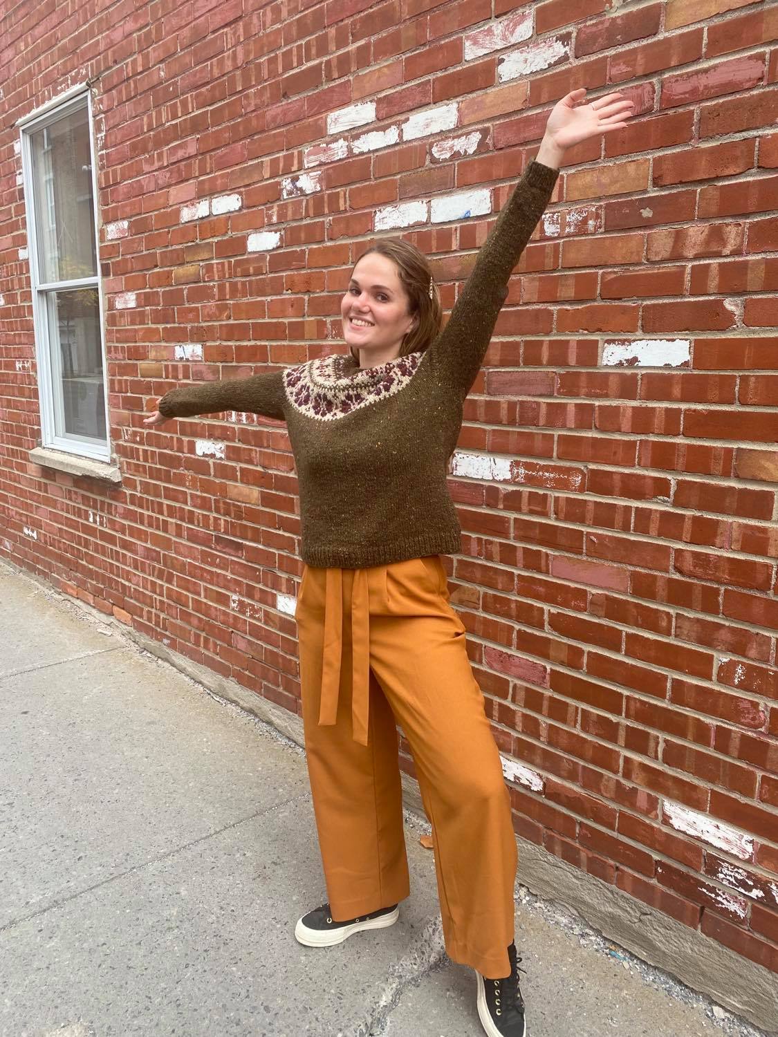 Bruyère Sweater Pattern - Women's and Men's sizes