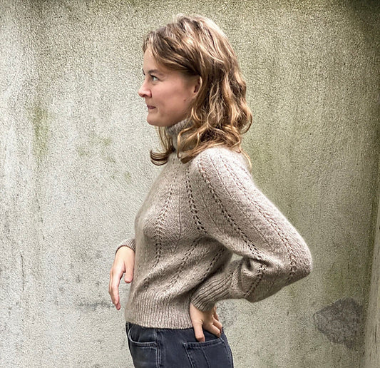 Fern Sweater pattern in French and English - Knitting for Olive