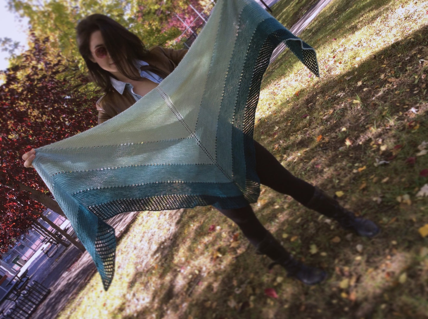 London Calling Shawl