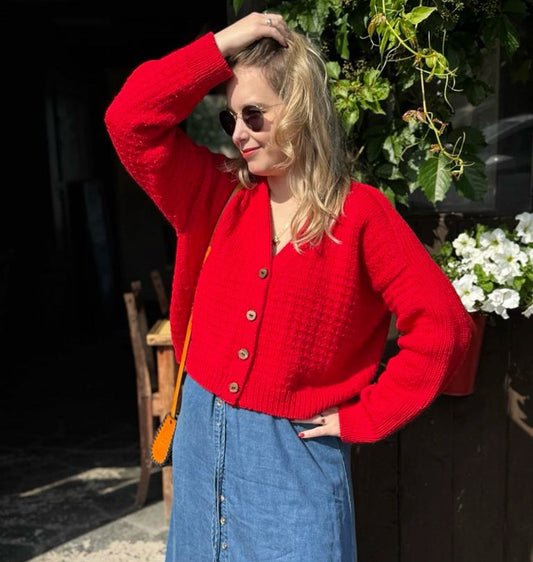 Lancement du patron du Cardigan Gaufrette