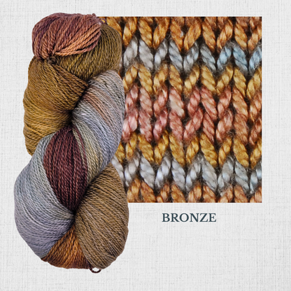 Tree wool by Fleece Artist - Hand Dyed fingering yarn 