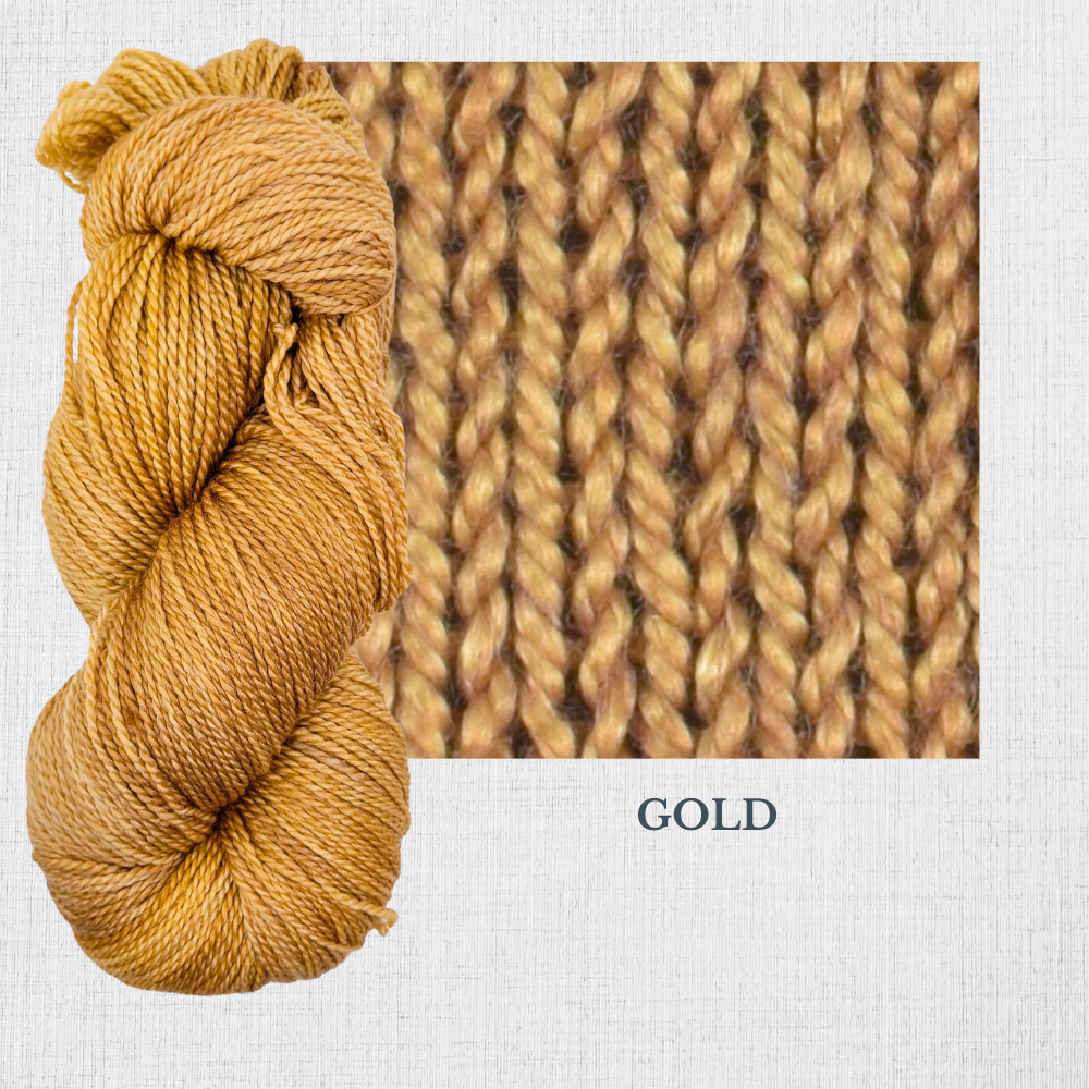 Tree wool by Fleece Artist - Hand Dyed fingering yarn 