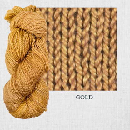 Tree wool by Fleece Artist - Hand Dyed fingering yarn 