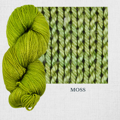 Tree wool by Fleece Artist - Hand Dyed fingering yarn 