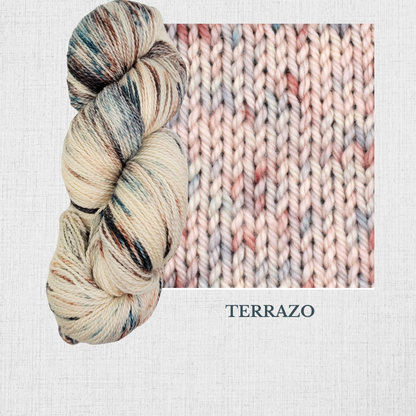 Tree wool by Fleece Artist - Hand Dyed fingering yarn 