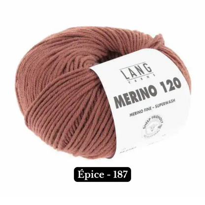 Merino 120 - La laine mérinos DK par Lang