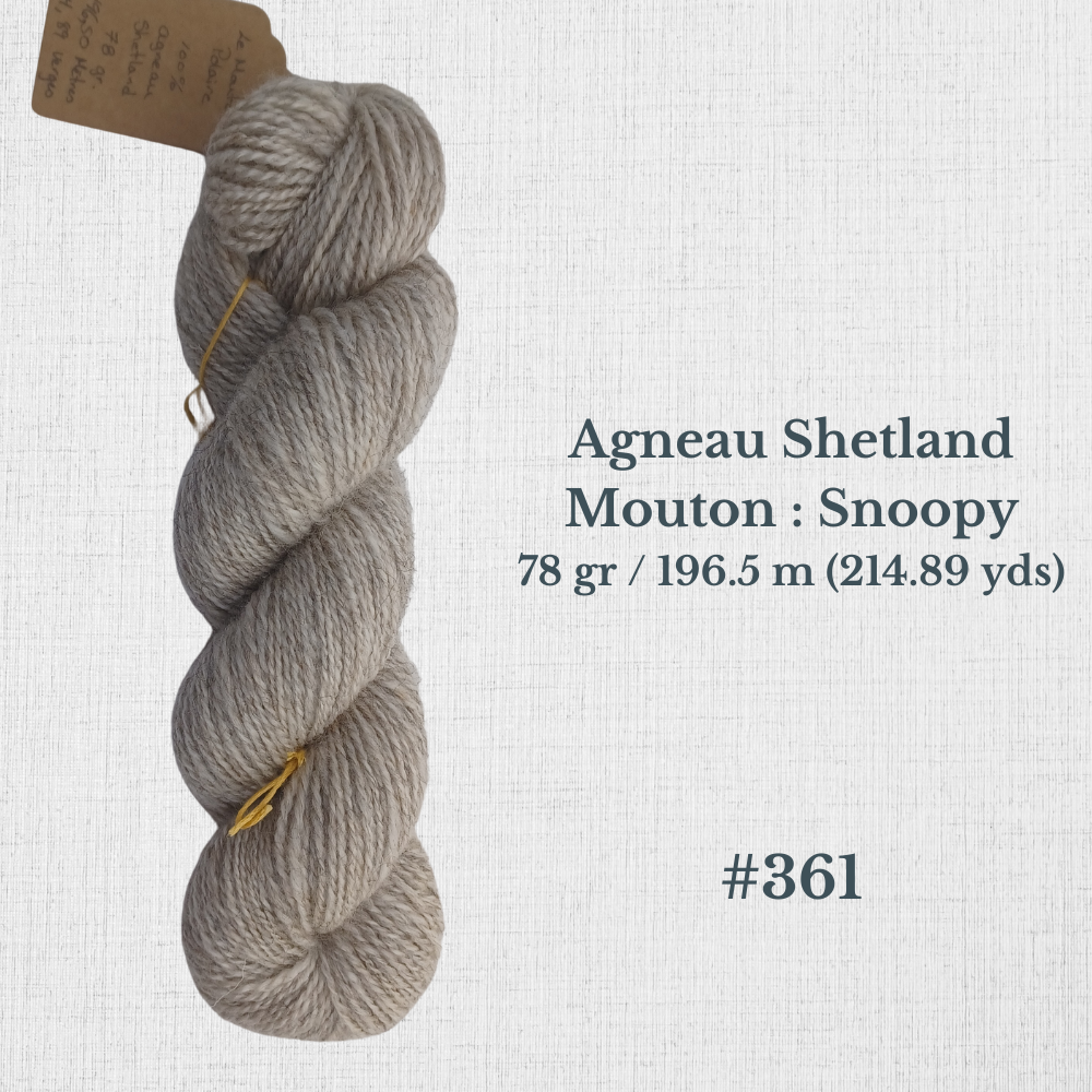 Hand-spun wool by Le Mouton Polaire