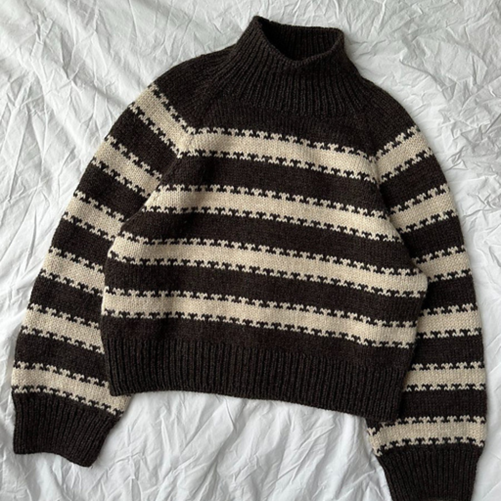 I'm knitting the Moby sweater from PetiteKnit - Online Knitting Sundays class (September 2025)