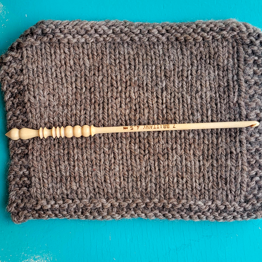 Crochet en bois de bouleau- Brittany