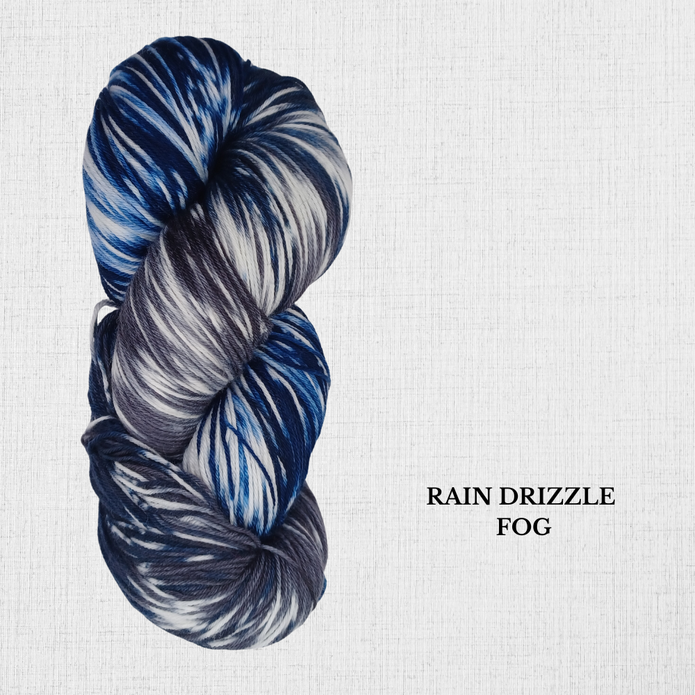 Cabin Socks  par Fleece Artist - Laine fingering teinte à la main