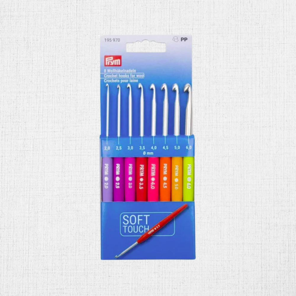 Ensemble crochets Soft Touch par Prym