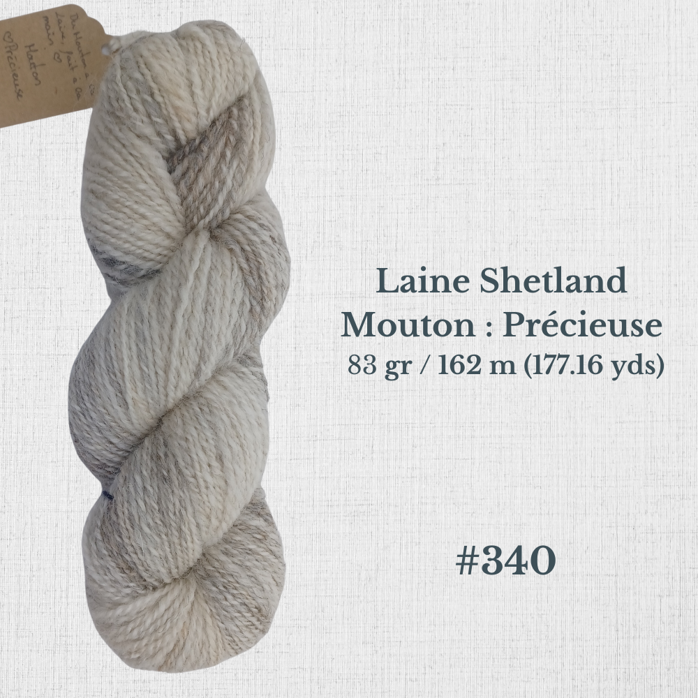 Hand-spun wool by Le Mouton Polaire