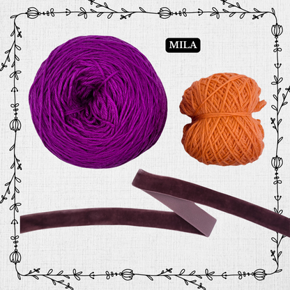 Kit tricot - Le Béret Fleurettes - Version POP