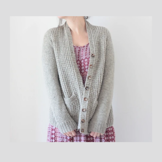 I'm Knitting the Farm House Cardigan by Amy Cristoffers - Knitting Sundays Online Class (July 2025)