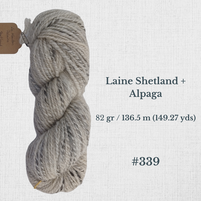 Hand-spun wool by Le Mouton Polaire