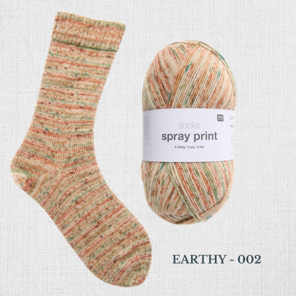 Spray Print 4 ply par Rico Yarns