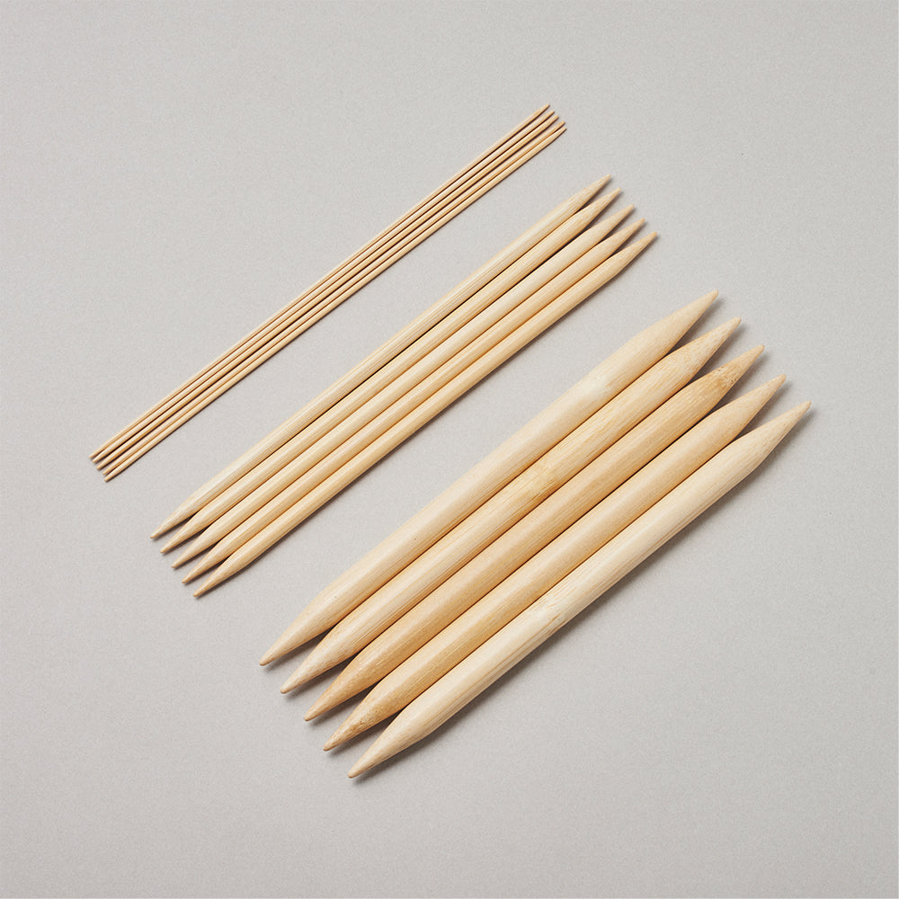 Kinki Amibari Shirotake Double Pointed Needles 15cm (6") by Seeknit