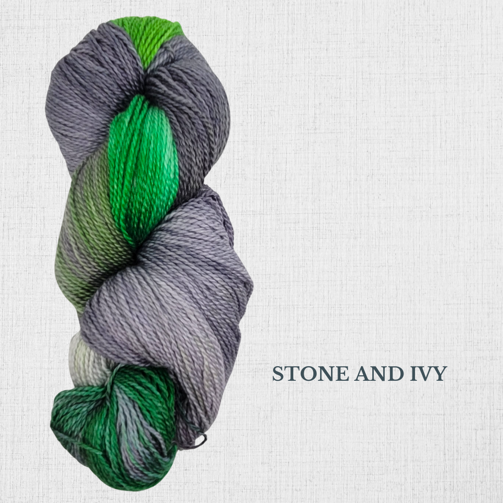 Tree wool by Fleece Artist - Hand Dyed fingering yarn 