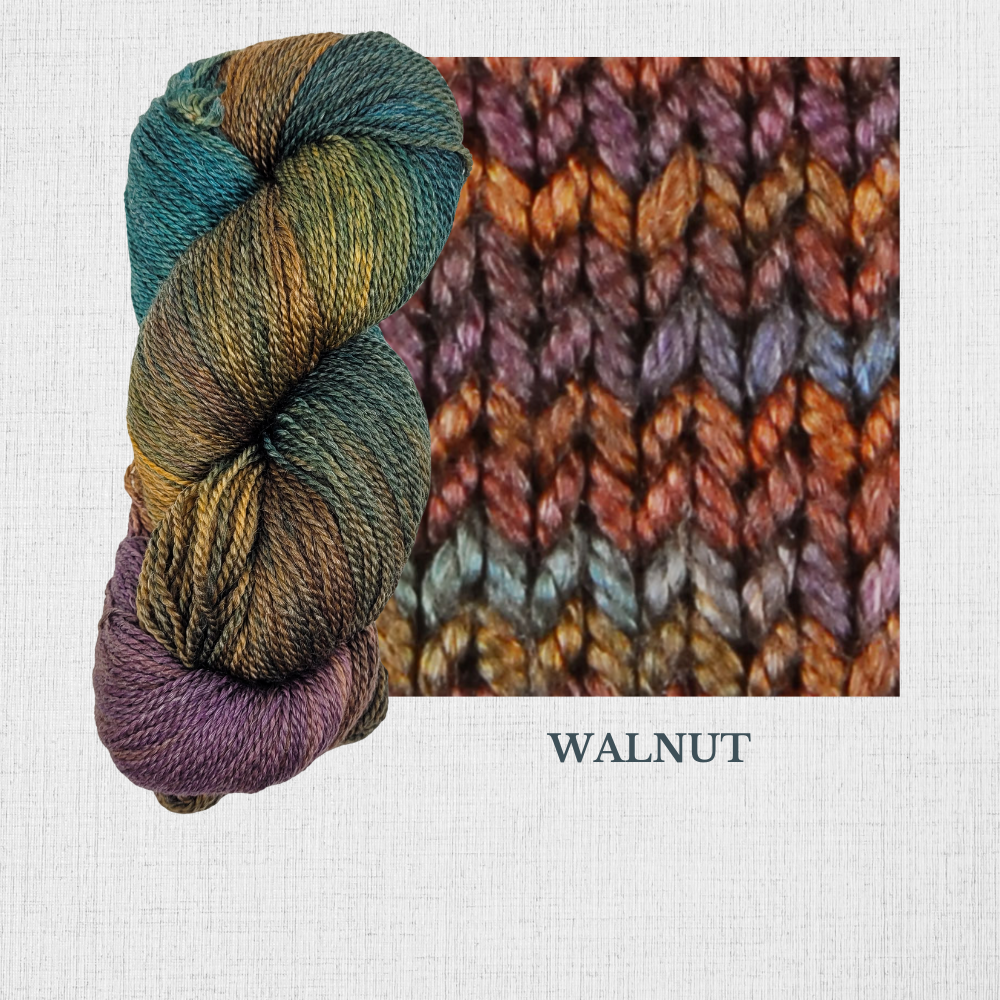 Tree wool by Fleece Artist - Hand Dyed fingering yarn 