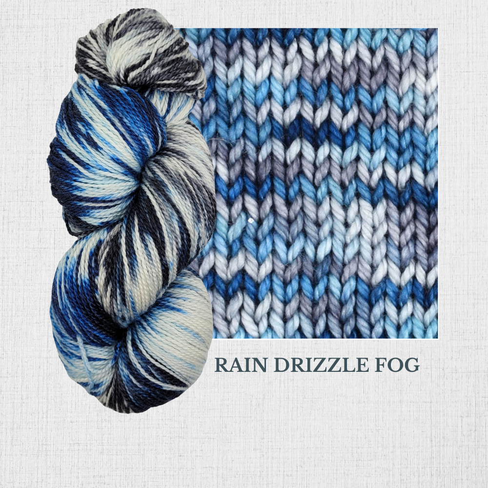 Tree wool by Fleece Artist - Hand Dyed fingering yarn 