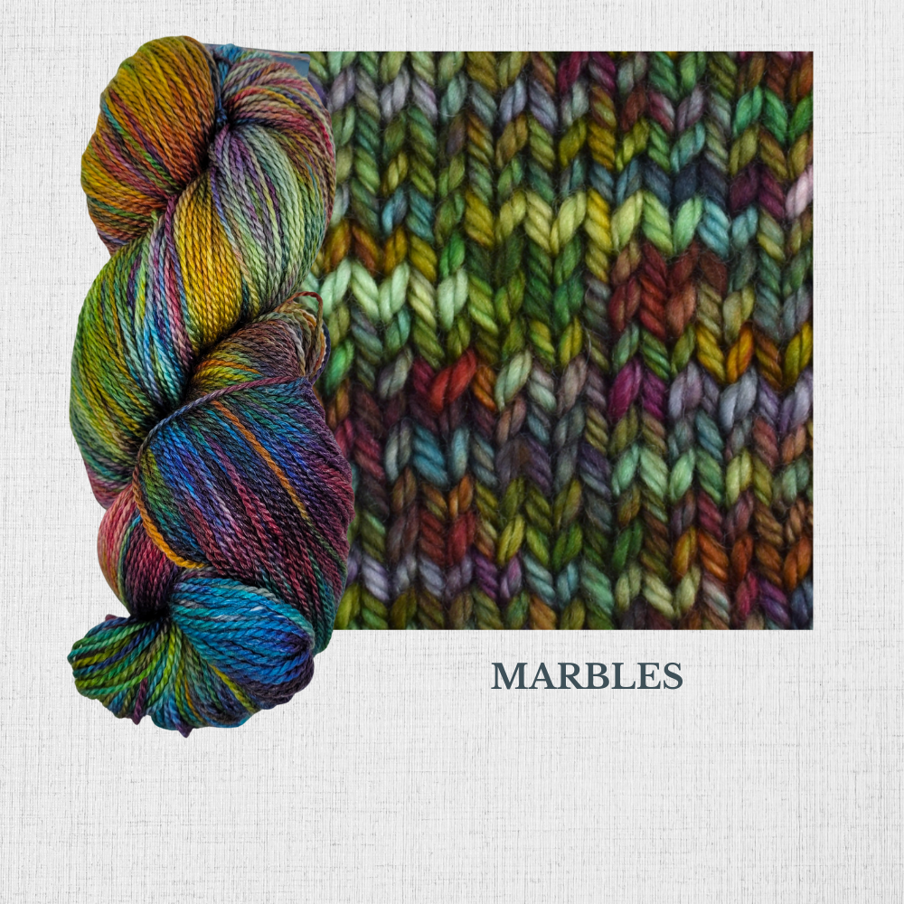 Tree wool by Fleece Artist - Hand Dyed fingering yarn 