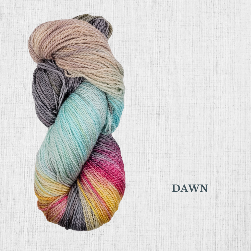 Tree wool by Fleece Artist - Hand Dyed fingering yarn 