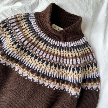 I'm knitting the Moby sweater from PetiteKnit - Online Knitting Sundays class (September 2025)