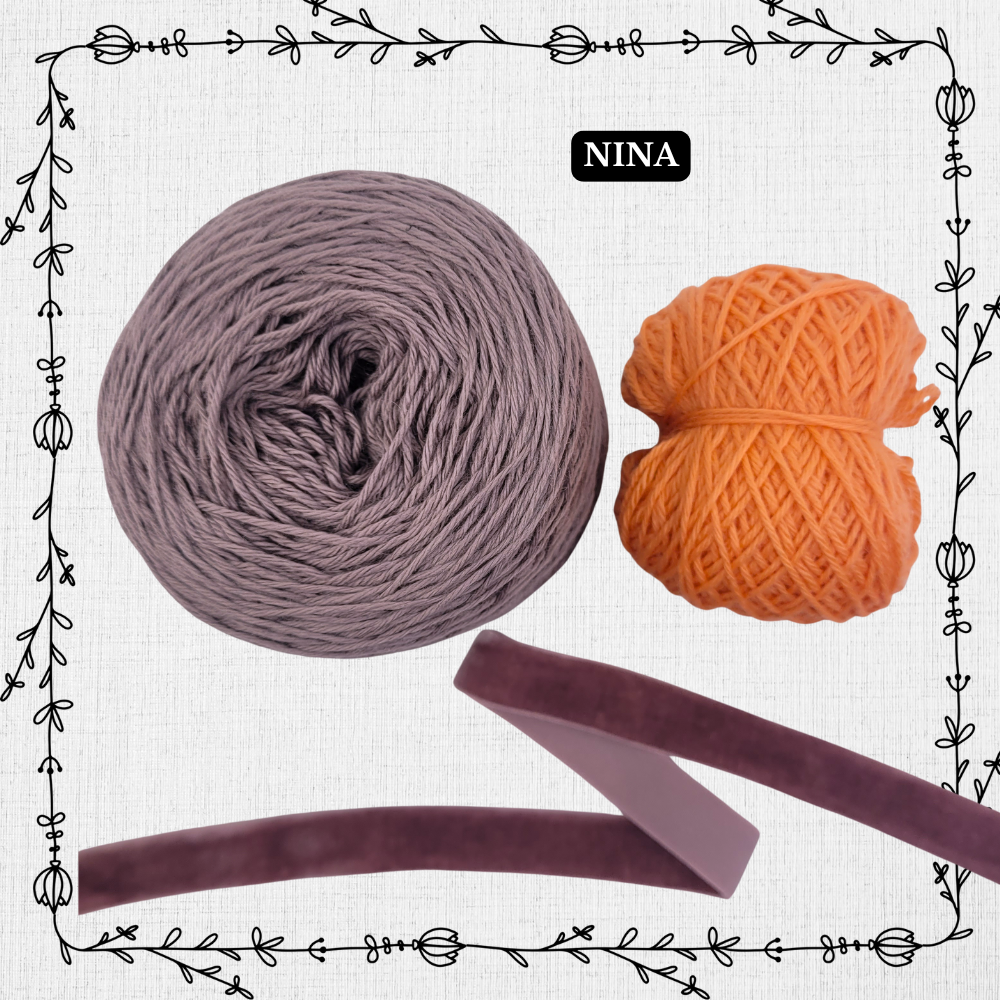 Kit tricot - Le Béret Fleurettes - Version POP