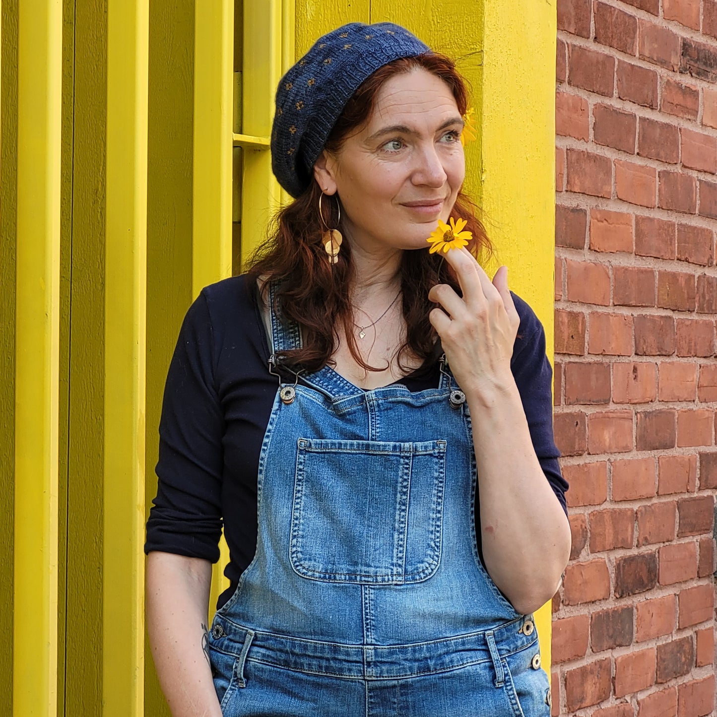 Kit tricot - Le Béret Fleurettes - Version POP