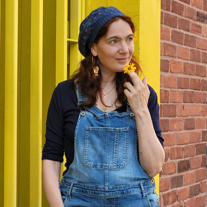 Kit tricot - Le Béret Fleurettes - Version POP