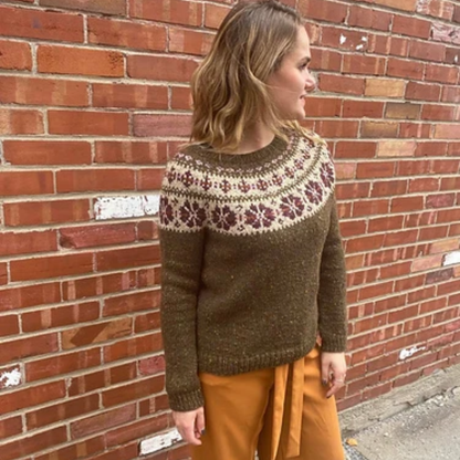 Cours en ligne GRATUIT - Le Pull Bruyère de Céline Barbeau