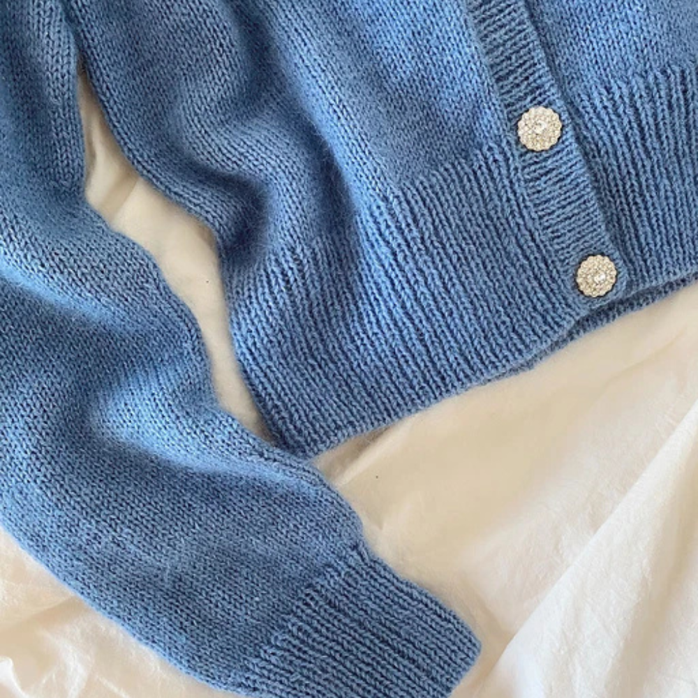 I'm knitting the Moby sweater from PetiteKnit - Online Knitting Sundays class (September 2025)