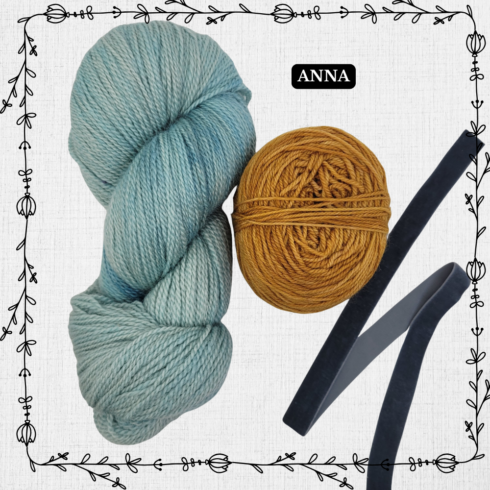 Kit tricot - Le Béret Fleurettes