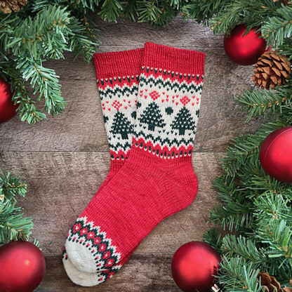 Kit des chaussettes ~ "Noel Classique" par Elyse D'Amours Designs