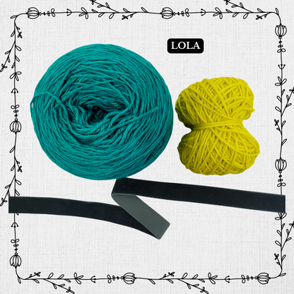 Kit tricot - Le Béret Fleurettes - Version POP