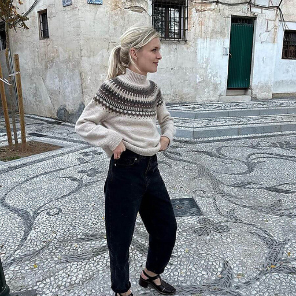 I'm knitting the Moby sweater from PetiteKnit - Online Knitting Sundays class (September 2025)