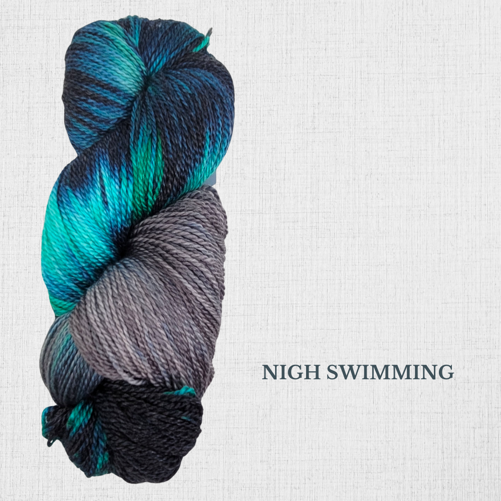 Tree wool by Fleece Artist - Hand Dyed fingering yarn 