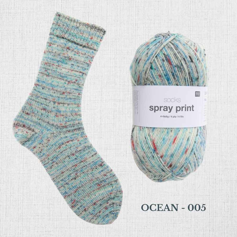 Spray Print 4 ply par Rico Yarns